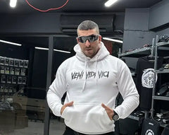 Veni Vidi Vici - Black | White Hoodie "Prove Them Wrong" - HumbleUnderdogs