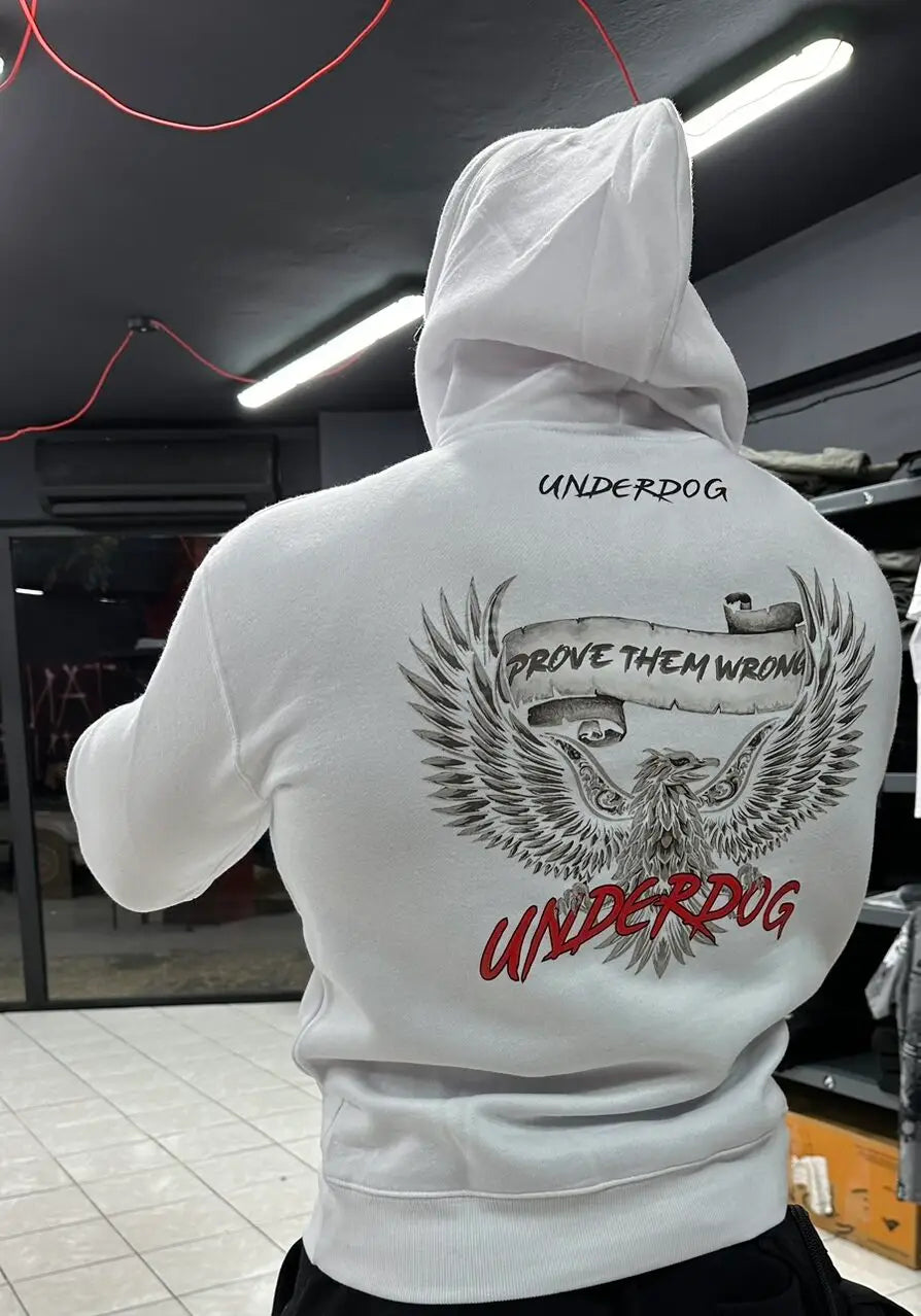 Veni Vidi Vici - Black | White Hoodie "Prove Them Wrong" - HumbleUnderdogs