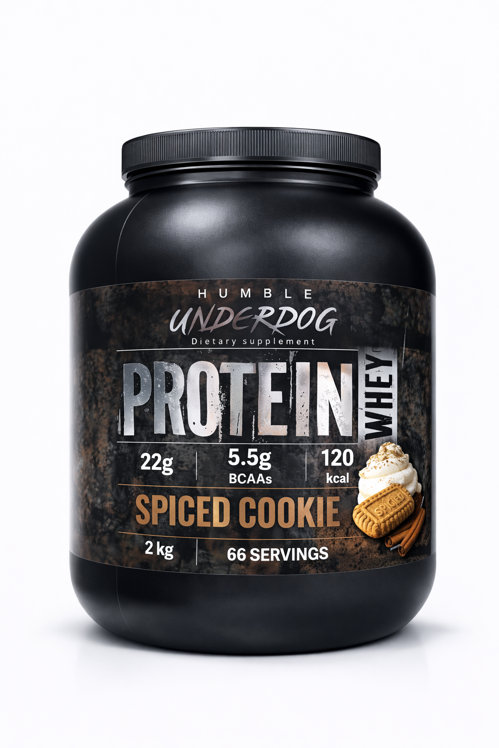 Underdog Elite Whey Protein Powder 1kg 2kg | Whey Protein Greece | Humble Underdogs