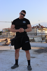 Underdog 54:17 Compression - Black | White T-Shirt