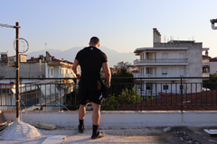 Underdog 54:17 Compression - Black | White T-Shirt