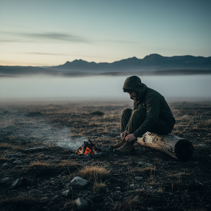 A lone runner at dawn on an empty road taking ownership of their day | HumbleUnderdogs