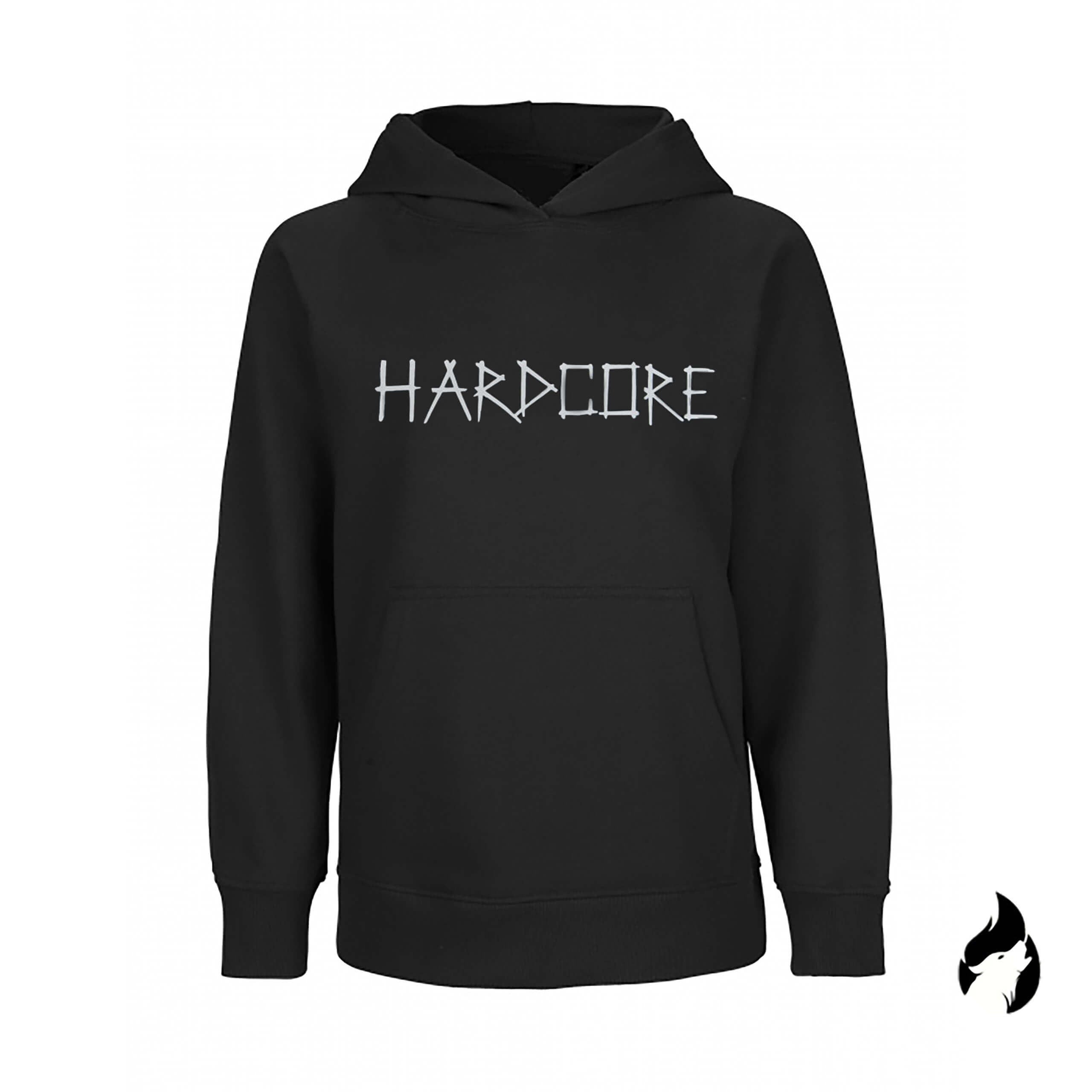 Hard Core - Black Hoodie - HumbleUnderdogs