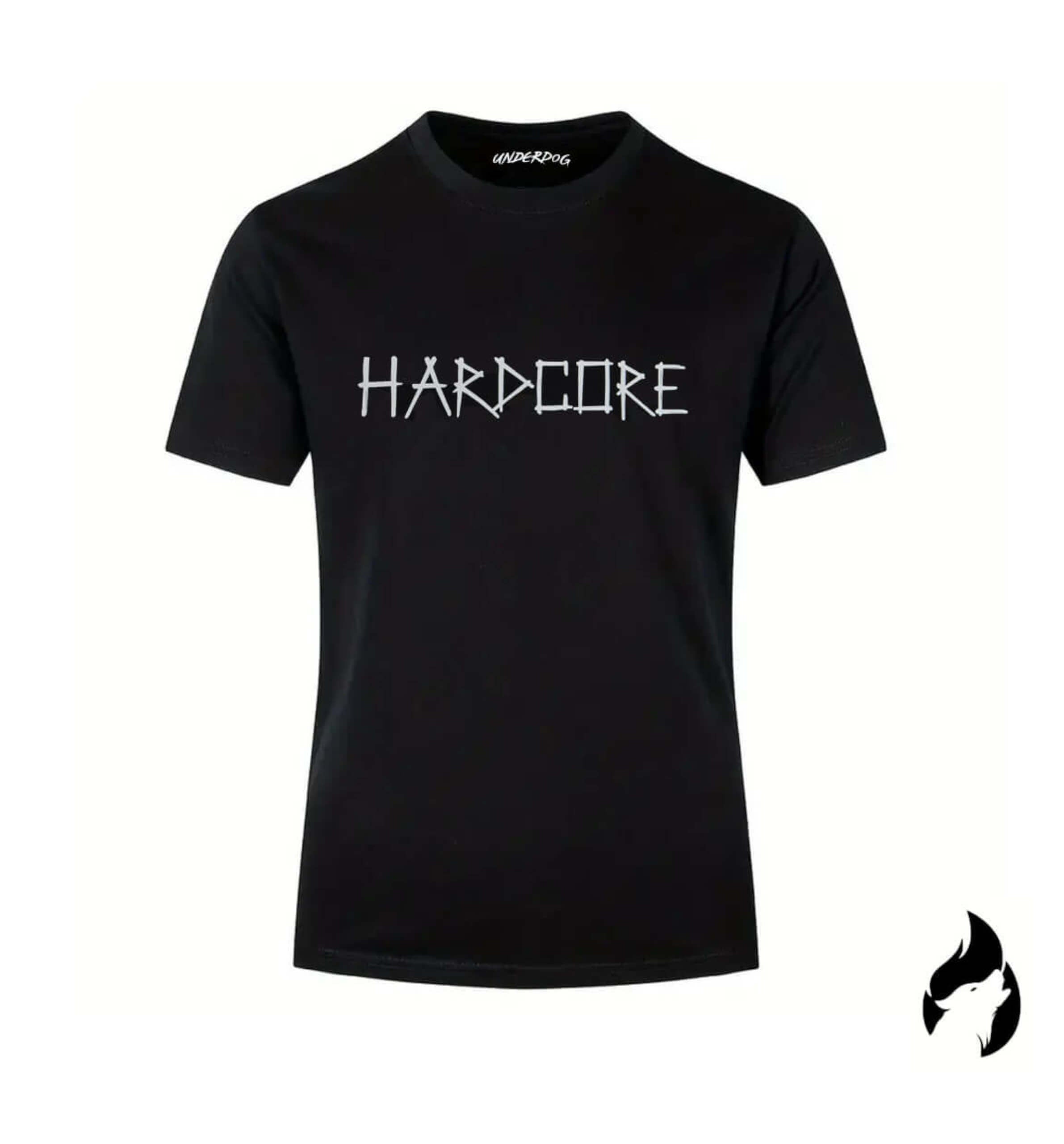 Hard Core - Black T-Shirt - HumbleUnderdogs