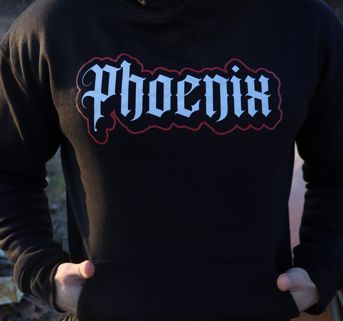 Phoenix - Black Hoodie "Embody Power, Resilience, and Legacy" - HumbleUnderdogs