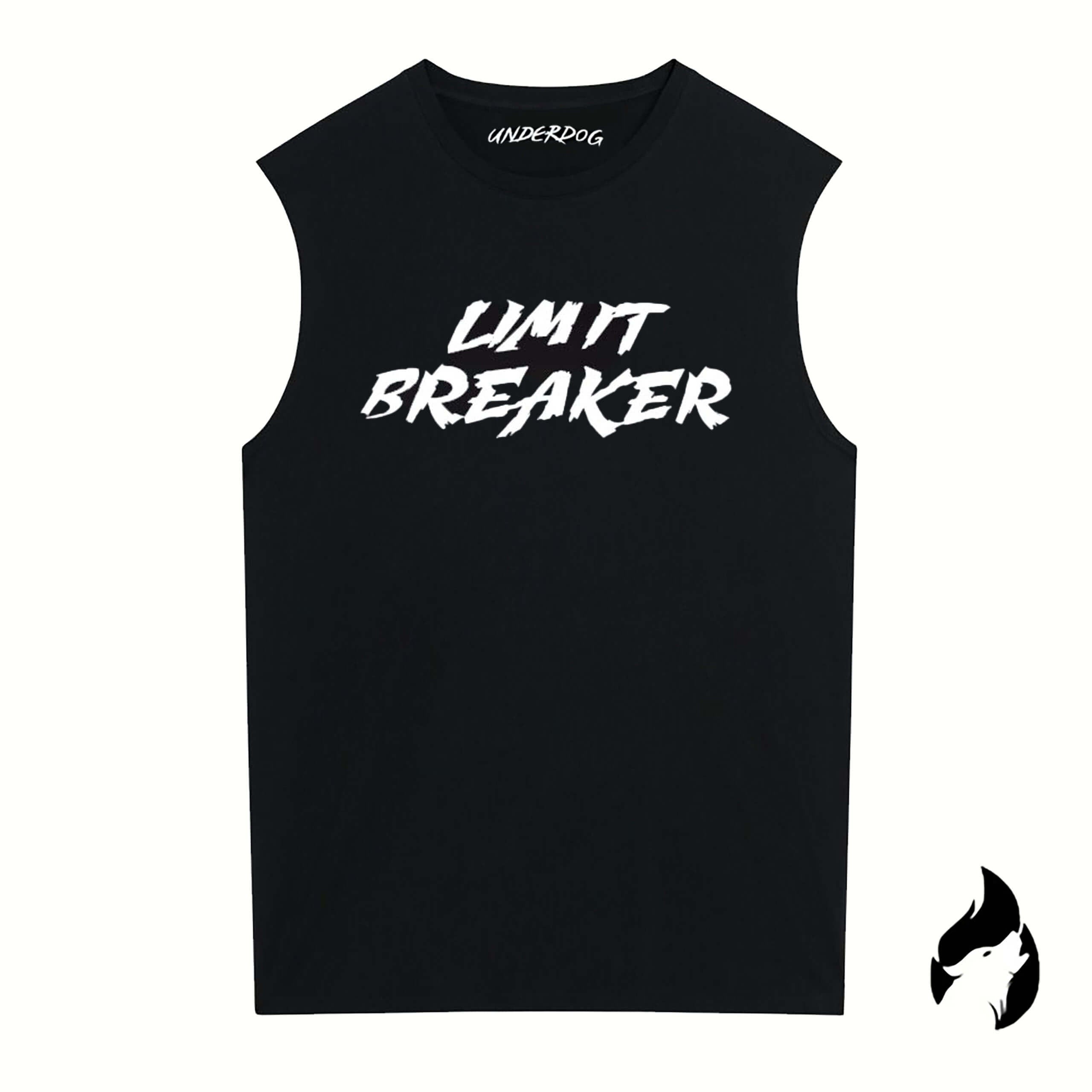 Limit Breaker - Black | White Sleeveless "Endless Infinity" - HumbleUnderdogs