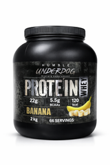 Humble Underdogs Whey Protein Banana 2kg — 22g Protein | Ελλάδα