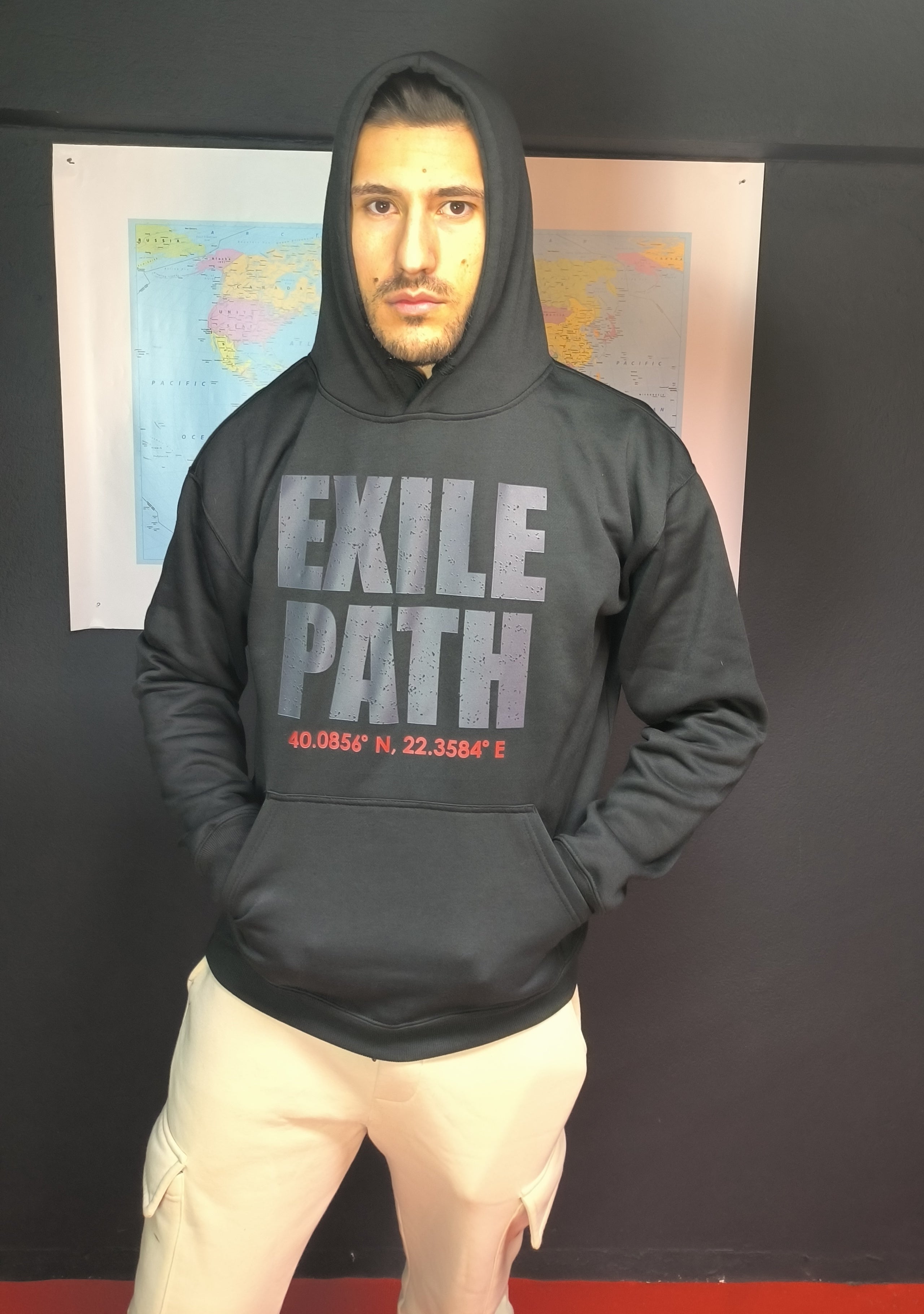 Exile Path - Μαύρο Φούτερ