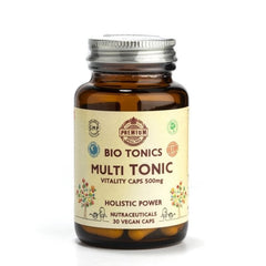 Premium Multi Tonic Multivitamin For Hair Nails & Pail Skin 500mg 30 Vegan Capsules | Biotonics - HumbleUnderdogs