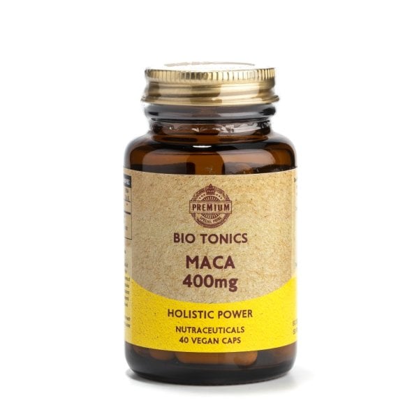 Premium Maca 400mg 40 Vegan Capsules | Biotonics - HumbleUnderdogs