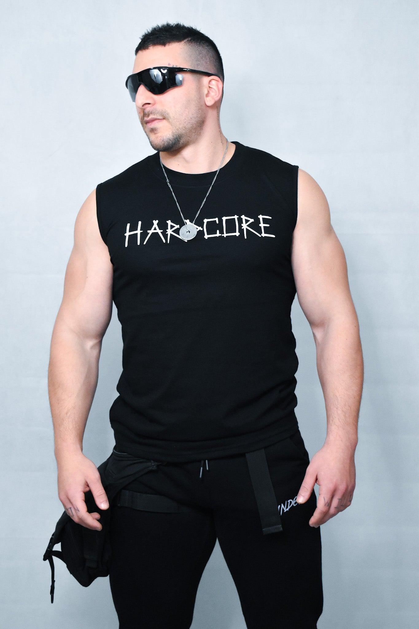 Hard Core - Black Sleeveless "Endless Infinity" - HumbleUnderdogs