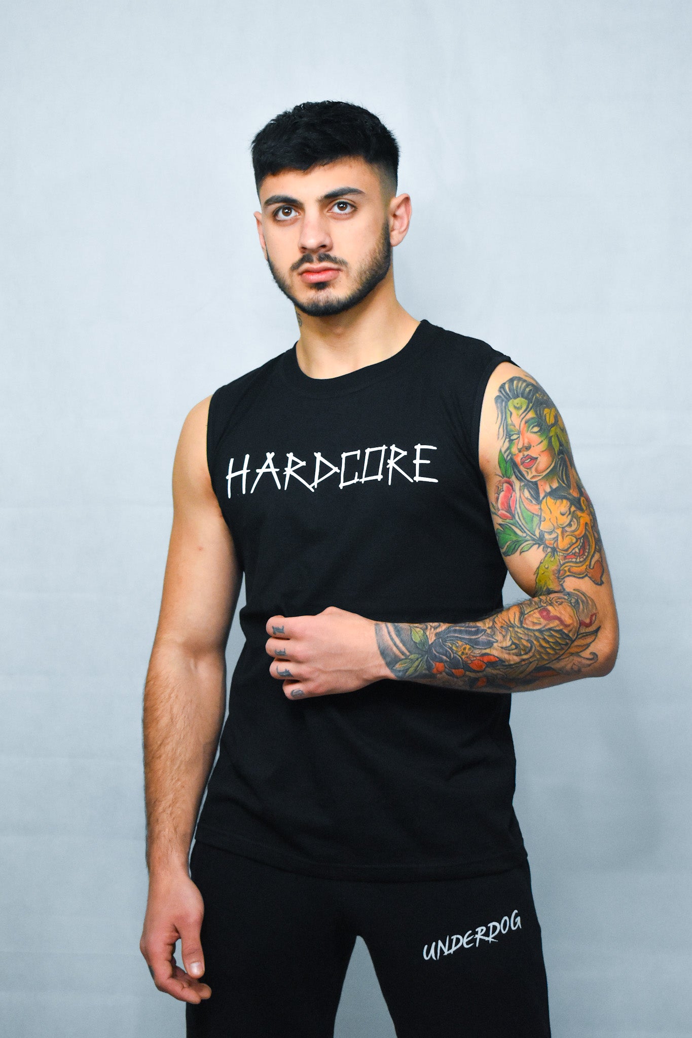 Hard Core - Black Sleeveless "Endless Infinity" - HumbleUnderdogs