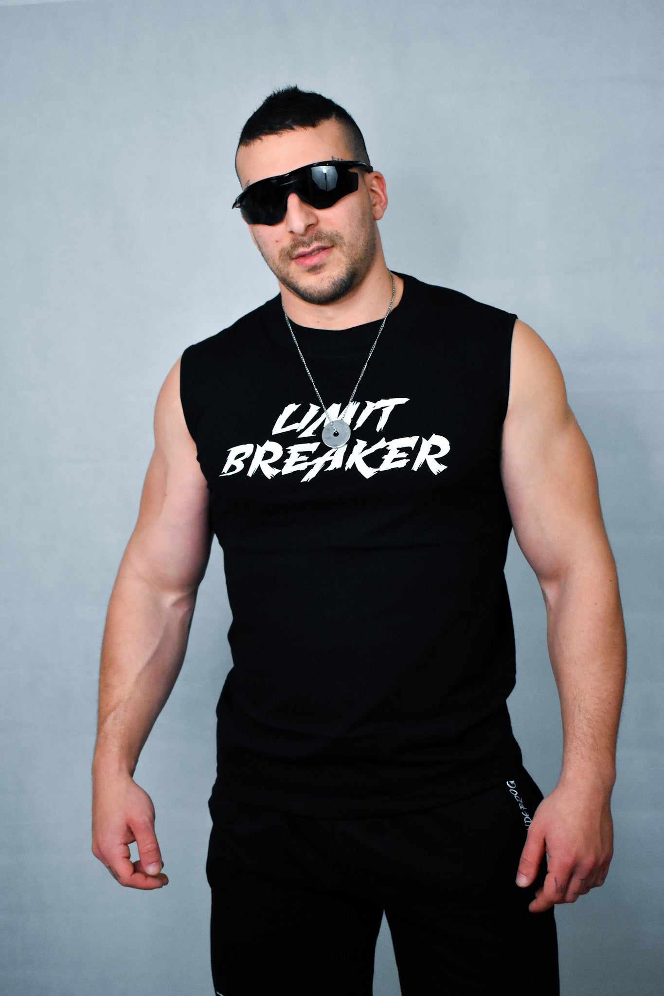 Limit Breaker - Black | White Sleeveless "Endless Infinity" - HumbleUnderdogs