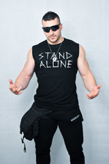 Stand Alone - Black Sleeveless "Defy the Odds" - HumbleUnderdogs