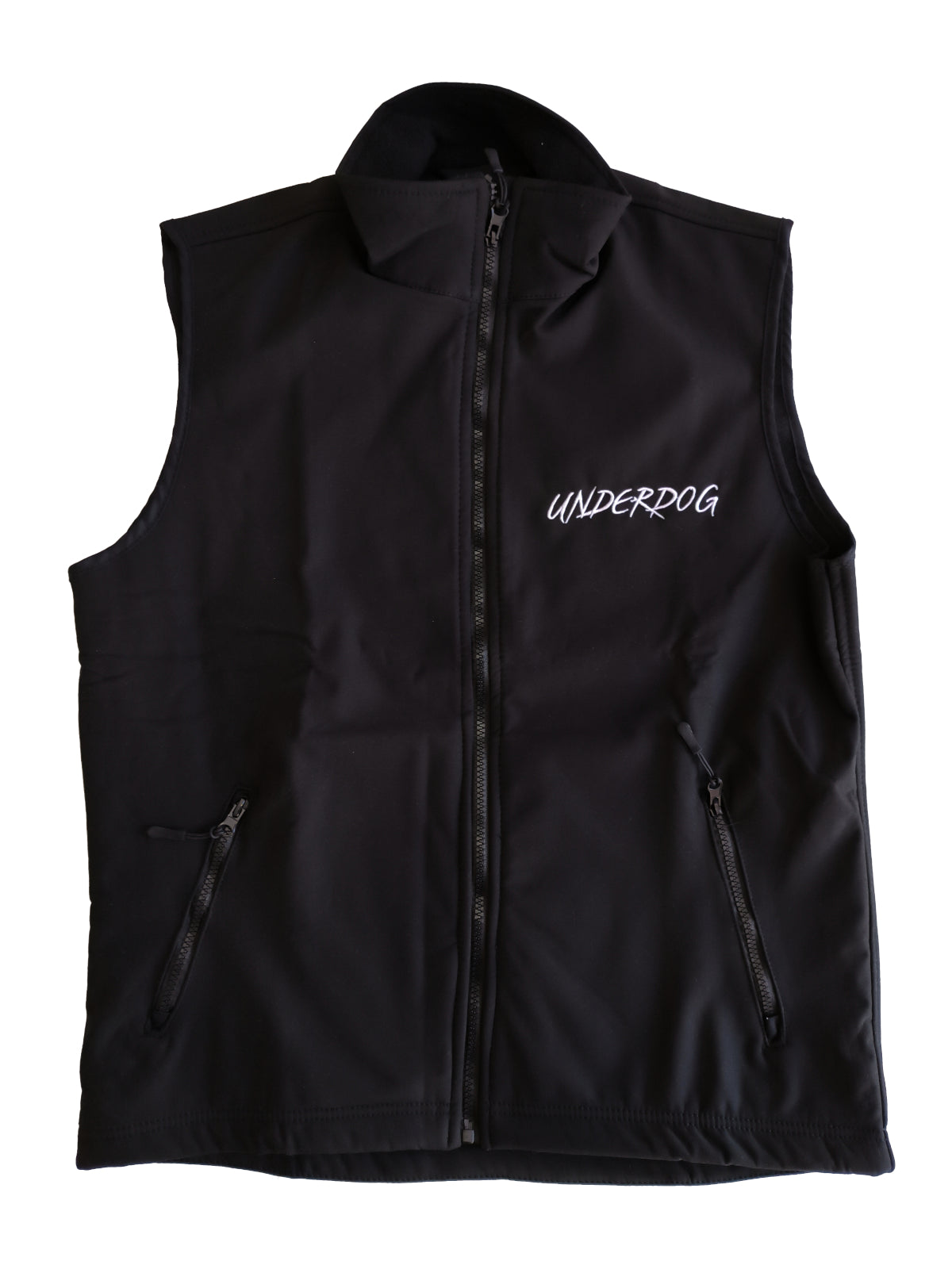 Underdog - Black Sleeveless Vest - HumbleUnderdogs