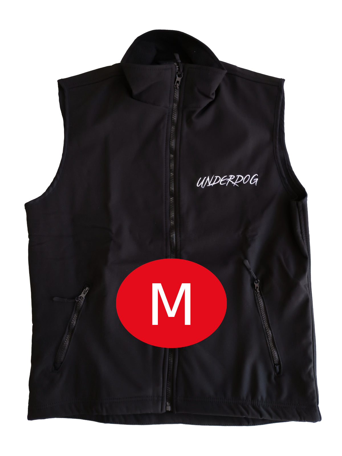 Underdog - Black Sleeveless Vest - HumbleUnderdogs