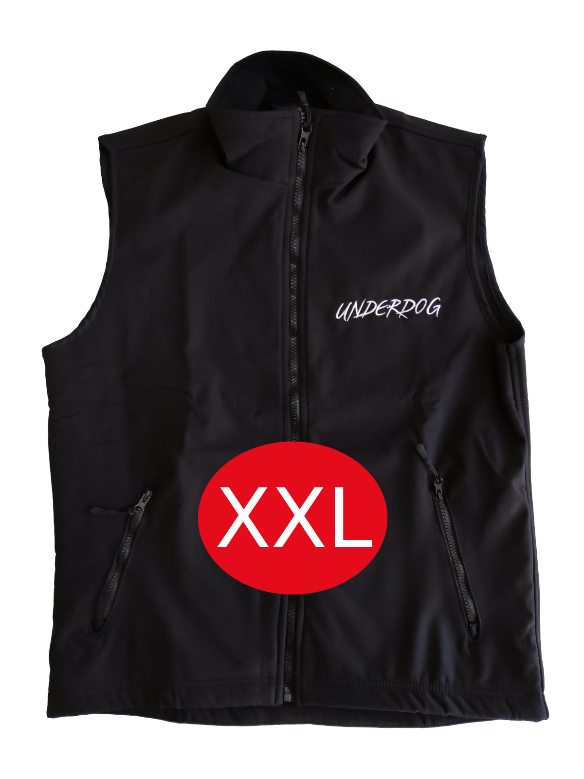 Underdog - Black Sleeveless Vest - HumbleUnderdogs