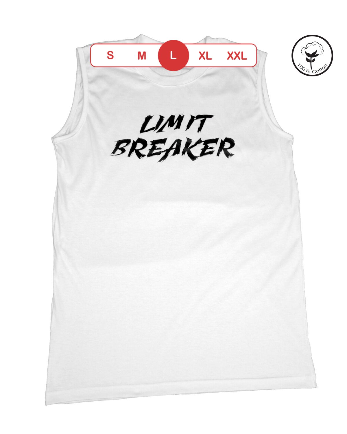 Limit Breaker - Black | White Sleeveless "Endless Infinity" - HumbleUnderdogs