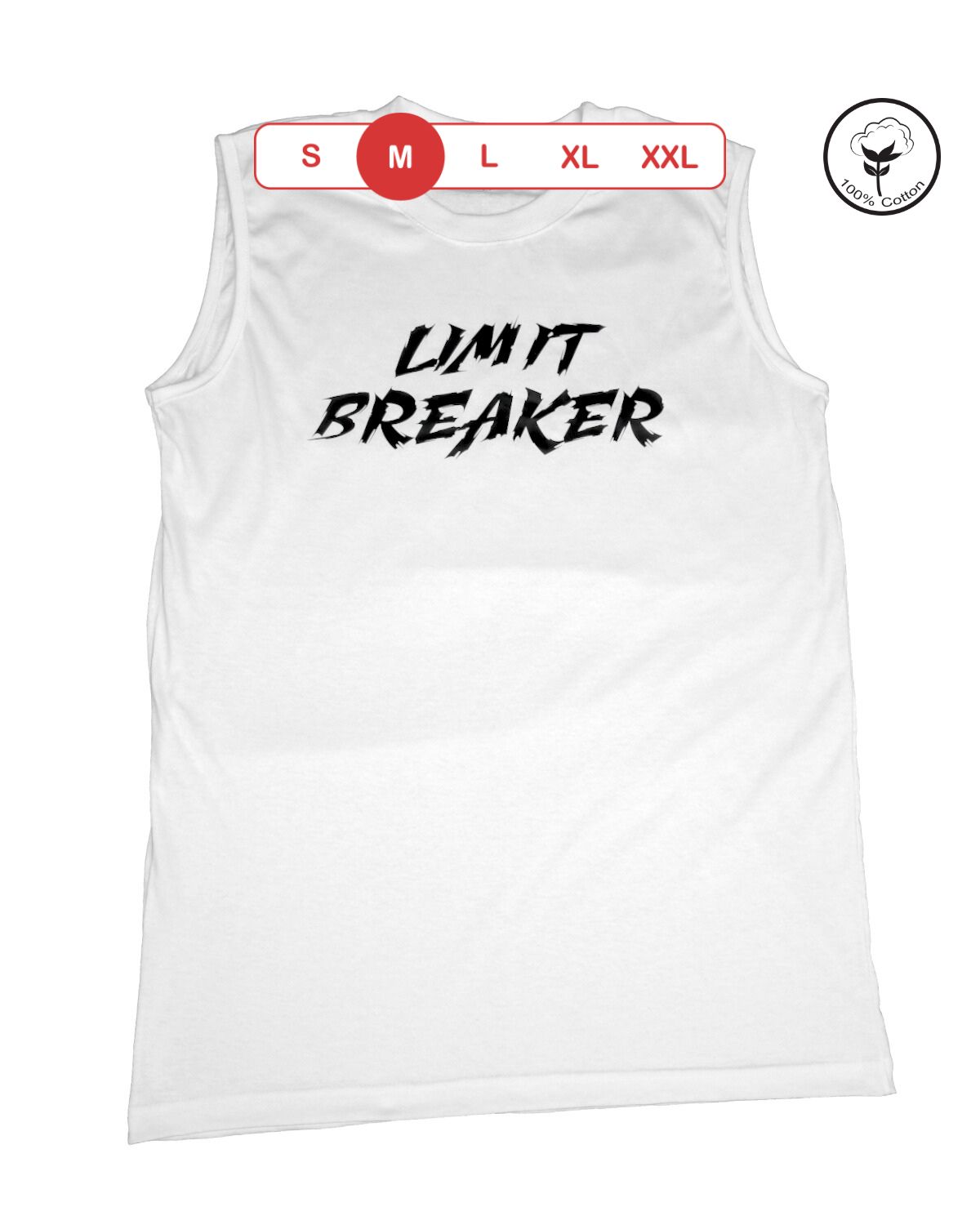 Limit Breaker - Black | White Sleeveless "Endless Infinity" - HumbleUnderdogs