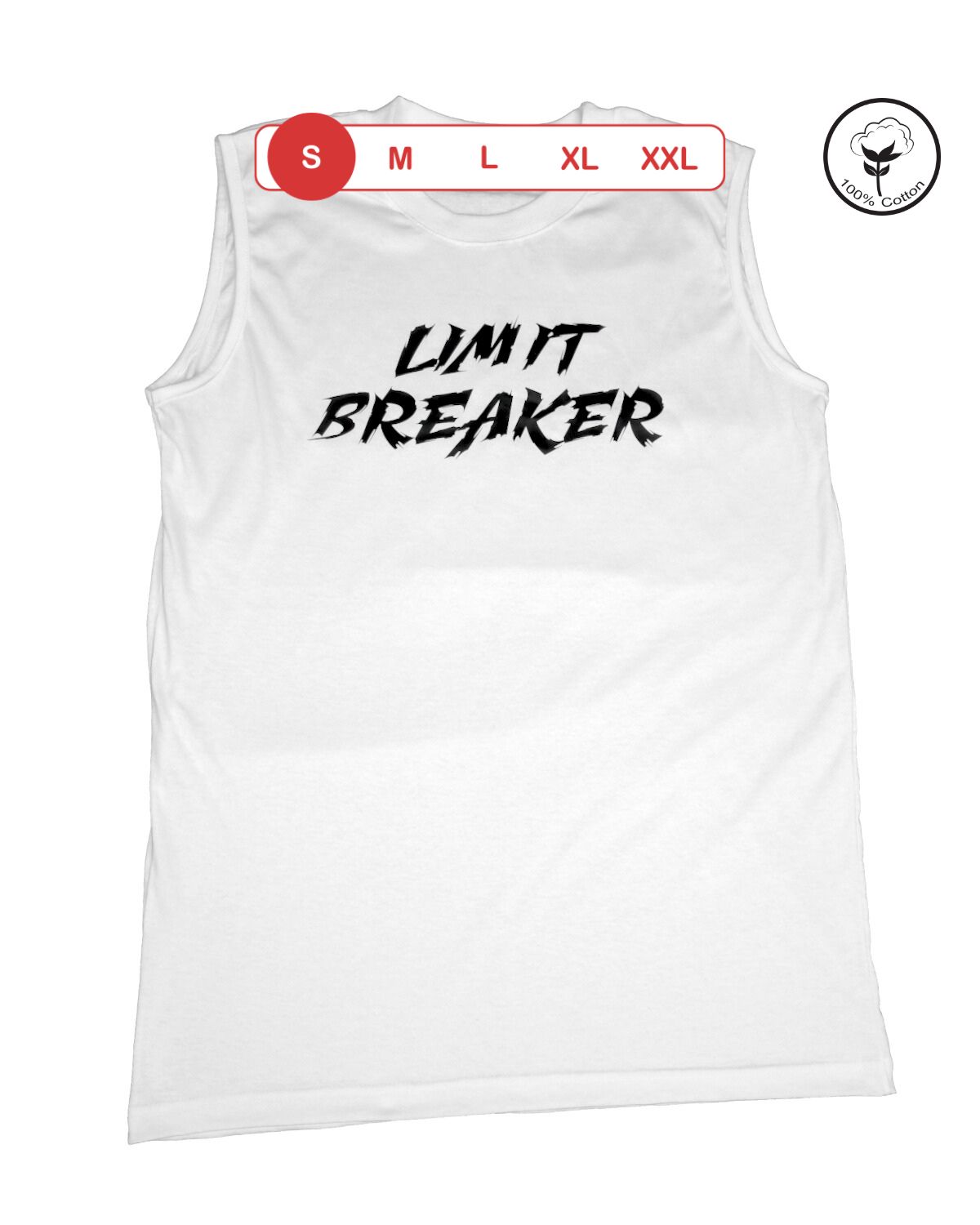 Limit Breaker - Black | White Sleeveless "Endless Infinity" - HumbleUnderdogs