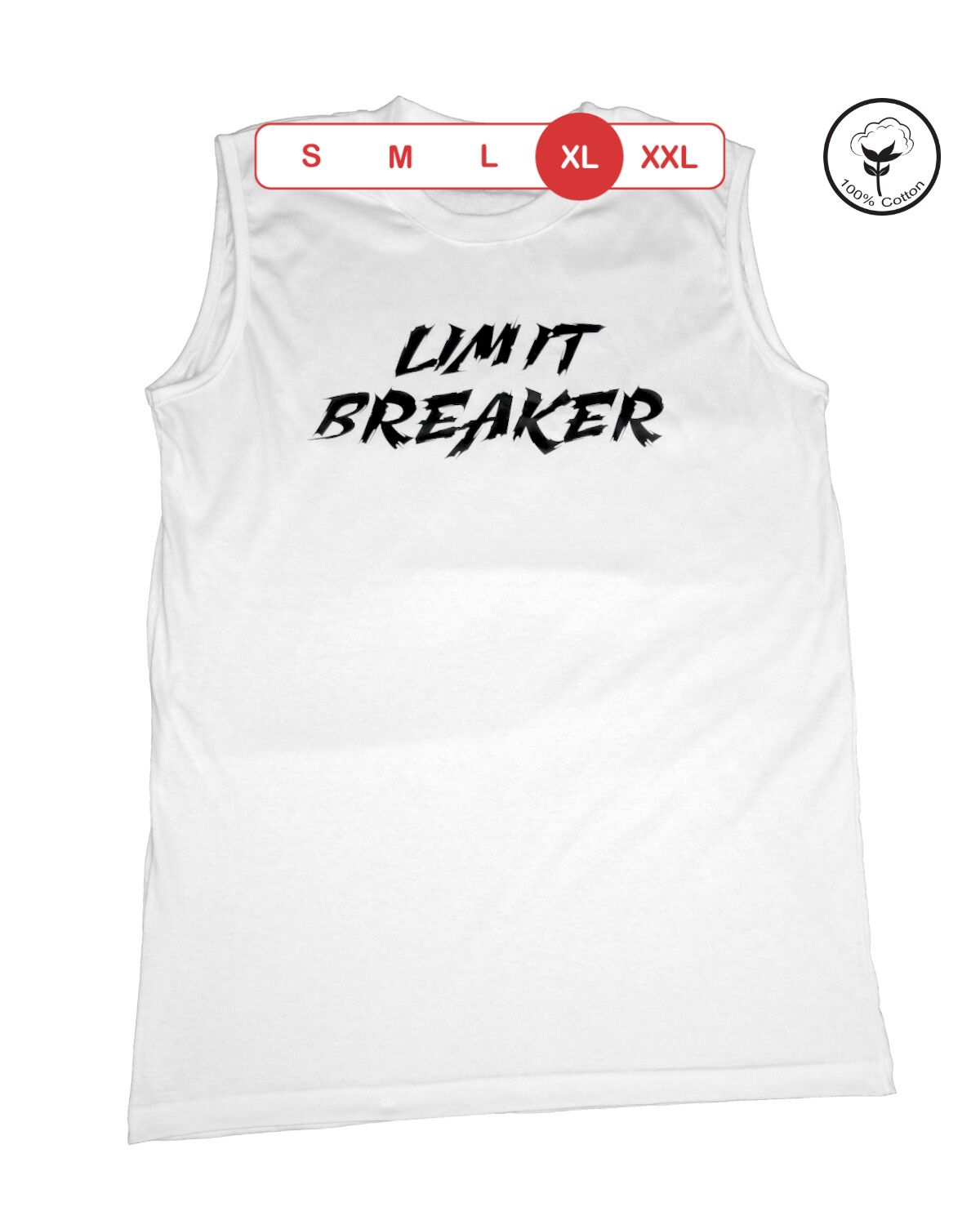 Limit Breaker - Black | White Sleeveless "Endless Infinity" - HumbleUnderdogs