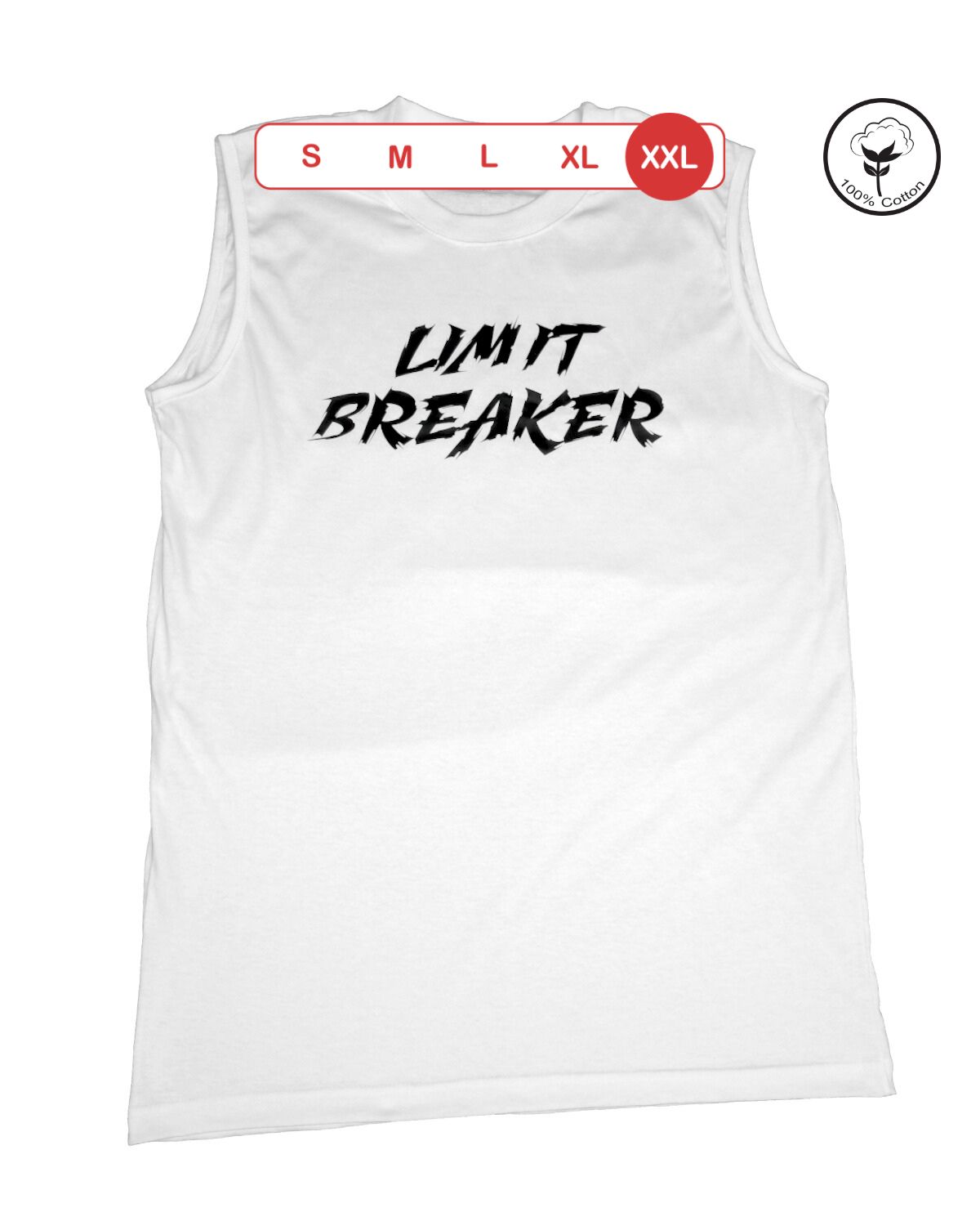 Limit Breaker - Black | White Sleeveless "Endless Infinity" - HumbleUnderdogs