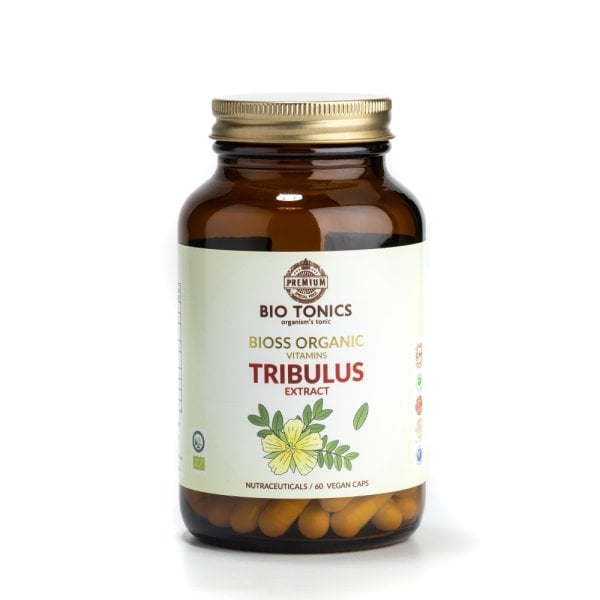 Bioss Organic Tribulus Extract 400mg 60 Vegan Capsules | Biotonics - HumbleUnderdogs